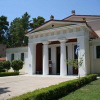 Μουσείο Ιστορίας των Ολυμπιακών Αγώνων της Αρχαιότητας (ΜΙΟΑΑ) στην Αρχαία Ολυμπία. Γνωστό και ως ΣΥΓΓΡΕΙΟΝ ή Παλαιό Μουσείο